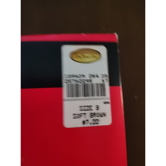 NOS Talbots Silky Sheer Pantyhose Control Top Sandaltoe Size B Soft Brown Classy - Picture 2 of 6